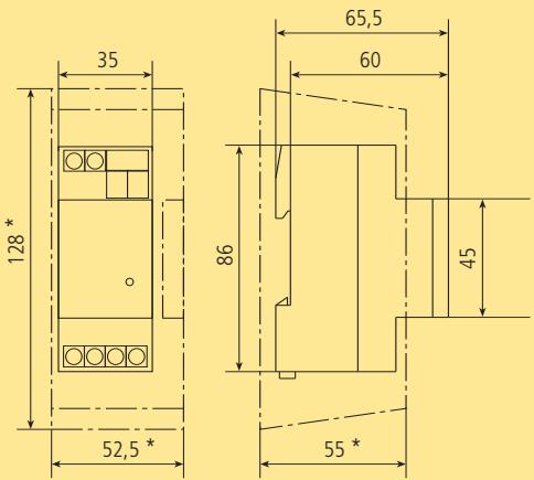 THEBEN CATALOGUE 2007 - Dimensions selon DIN 43 880 - 1