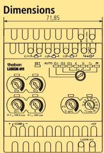 THEBEN CATALOGUE 2007 - Température ambiente admissible : - 2