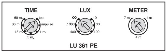 THEBEN LU361PE - LUX, METER, TIME knob - 2