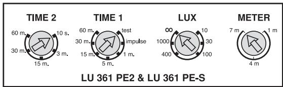 THEBEN LU361PE-S - LUX, METER, TIME knob - 1