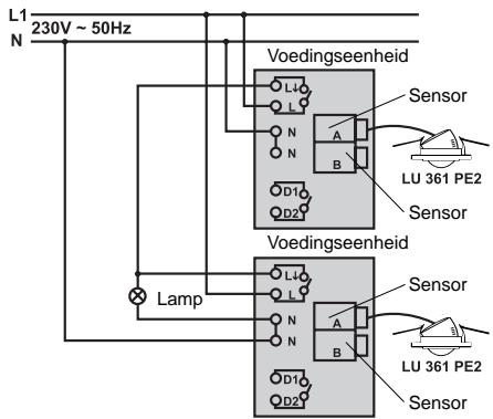 THEBEN LU361PE-S - TWEE DETECTORS LU 361 PE2 STUREN EEN BELASTING - 1