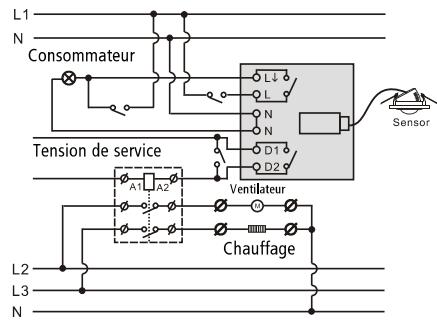 THEBEN LUXA 103-360 2 - LUXA 103-360/2 pour un détecteur de mouvement - 1