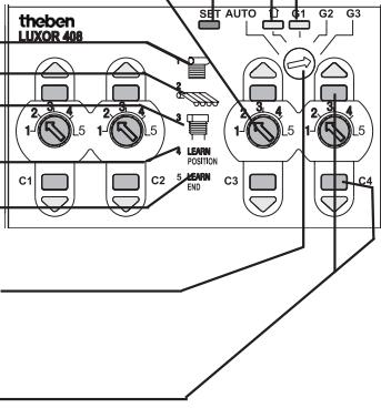 THEBEN LUXOR 408 - Description des commandes - 1