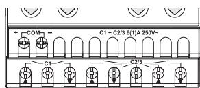 THEBEN LUXOR 408 - Description des bornes de sortie - 1