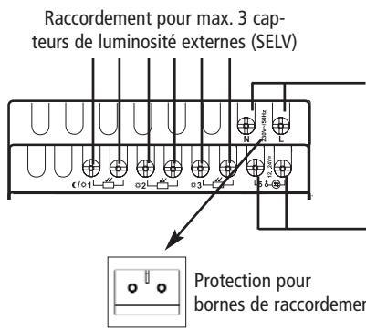 THEBEN LUXOR 412 - Description des bornes d'entrée - 1