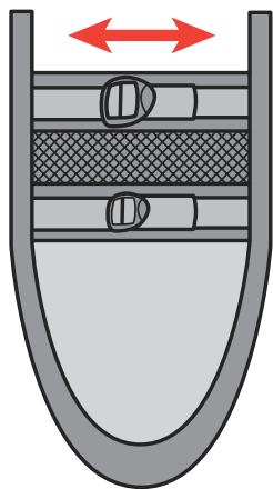 CHICCO ULTRASOFT - Réglage de la largeur du tour de taille - 1