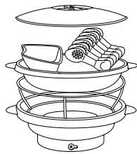 TEFAL FONDUE OCEANE - RANGEMENT DE L'APPAREIL - 1