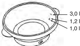 TEFAL FONDUE OCEANE - NIVEAUX D'EAU ET DE BOUILON - 1