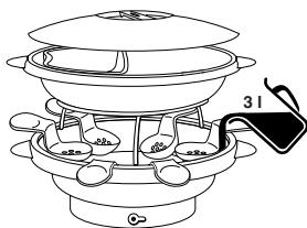 TEFAL FONDUE OCEANE - EN FIN DE CUISSON A LA VAPEUR : - 1