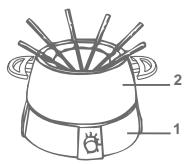 TEFAL MULTI FONDUE - Contenance : - 1