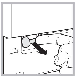 HOTPOINT AQ9L 292 U - Handmatige opening van het deurtje - 2