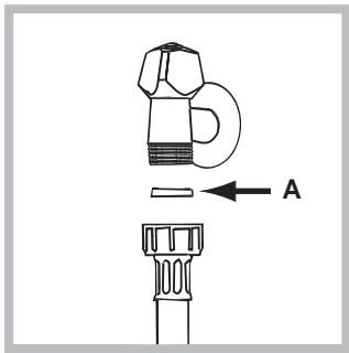 HOTPOINT ARMXXL 125 - Connecting the water inlet hose - 1