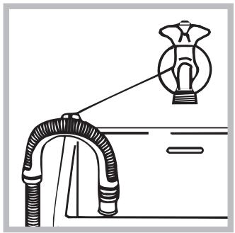 HOTPOINT AVTF 129 - Raccordement du tuyau de vidange - 2