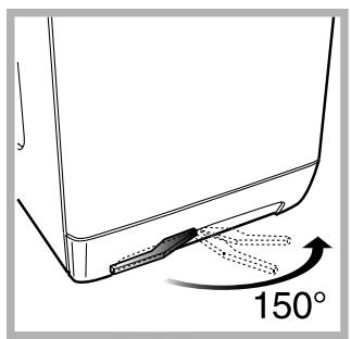 HOTPOINT AVTF 129 - Putting your appliance in place and moving it. - 1