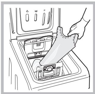 HOTPOINT AVTF 129 - Comment ouvrir et fermer le tambour - 2