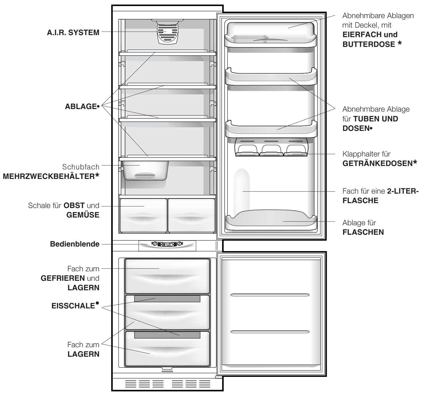 HOTPOINT BCB 333 A VE I/HA - Geräteansicht - 1