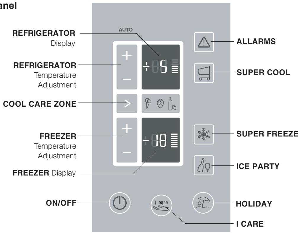 HOTPOINT BCZ M 400 IX/HA - Control panel - 1