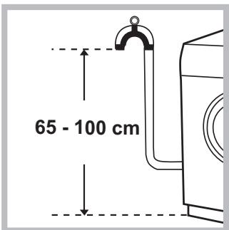 HOTPOINT ECO9F 1491 - Conexión del tubo de descarga - 1