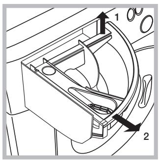 HOTPOINT ECO9F 1491 - Nettoyage du tiroir à produits lessiviels. - 1