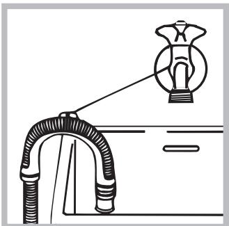 HOTPOINT ECO9F 1491 - Aansluiting van de afvoerbuis - 2