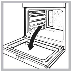 HOTPOINT FZ 1012 P.1 IX F/HA - Cleaning the oven door - 1