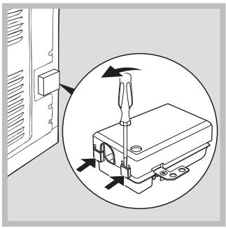 HOTPOINT FZ 86.1 IX/HA - Montaje del cable de alimentacion electrica - 1