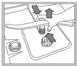 HOTPOINT LFF 8214 EU/HA - Nettoyer les bras de lavage - 2