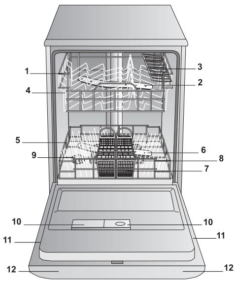 HOTPOINT LFF 8214 EU/HA - Geräteansicht - 1