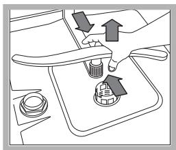 HOTPOINT LFF 8214 EU/HA - Cleaning the sprayer arms - 2