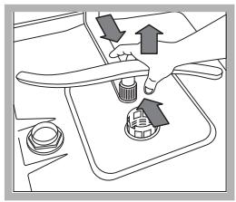 HOTPOINT LFF 8214 EU/HA - Reinigen van de sproeiarmen - 2