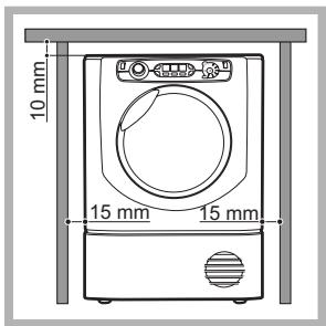 HOTPOINT AQCF 852 B U - Dove installare l'asciugatrice - 1