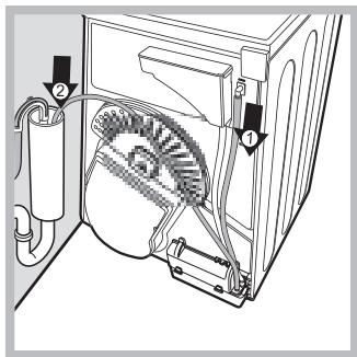 HOTPOINT AQCF 852 B U - Scarico dell'acqua - 1