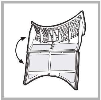 HOTPOINT AQCF 852 B U - Reinigung des Flusensiebs nach jedem Trockenzyklus - 1