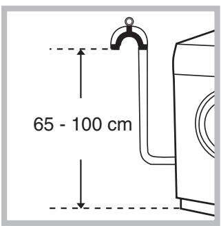 HOTPOINT AQXL 1600 HT - Ligação do tubo de descarga - 1