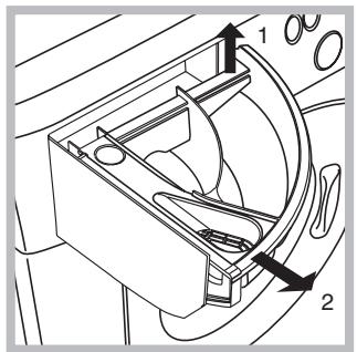 HOTPOINT AQXL 1600 HT - Het wasmiddellaatje schoonmaken - 1