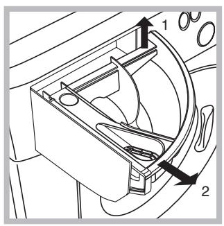 HOTPOINT AQXL 1600 HT - Cleaning the detergent dispenser - 1