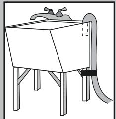 HOTPOINT ARWF 149 S - Connecting the drain hose - 5