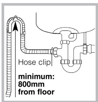HOTPOINT ARWF 149 S - Raccordement de la décharge - 6