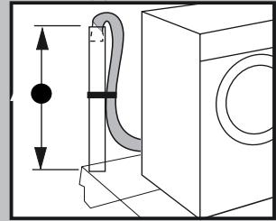 HOTPOINT ARWF 149 S - Conexión de la manguera de descarga - 1
