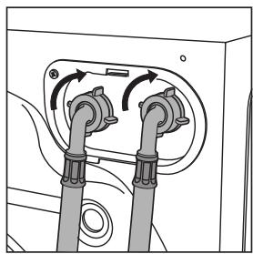 HOTPOINT AW 121 - Raccordement à la prise d'eau - 1