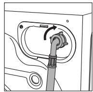 HOTPOINT AX 120 - Conexión a la toma de agua - 2