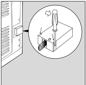 HOTPOINT FO 97 C.1/E - Montaje del cable de alimentación - 1
