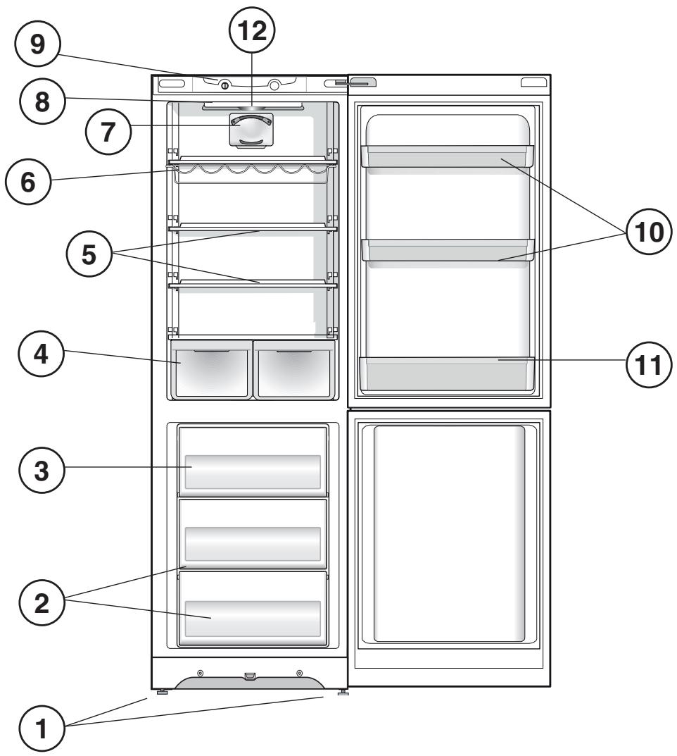 HOTPOINT EBMH 18320 X V - Vista enconjunto - 1