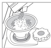 HOTPOINT ELTB 6M124 EU - Measuring out the refined salt - 1