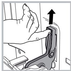 HOTPOINT FK 104 P 0 X/ HA - To remove oven door with soft closing hinges\*: - 2