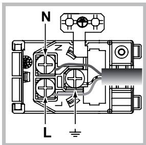 HOTPOINT FK 104 P 0 X/ HA - Montagem do cabo de fornecimento - 2