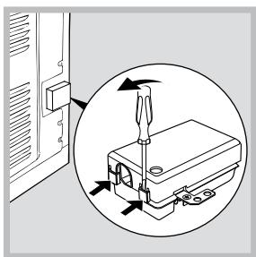 HOTPOINT FK 104 P 0 X/ HA - Montaje del cable de alimentación eléctrica - 1