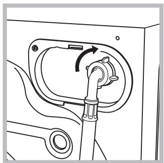 HOTPOINT FMG 743 SK - Anschluss des Zulaufschlauches - 2