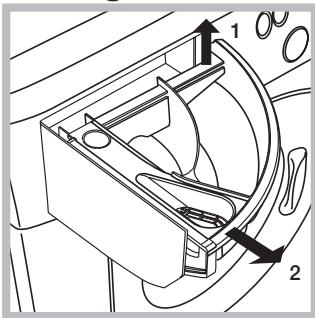 HOTPOINT FMG 743 SK - Reinigen van het wasmiddelbakje - 1