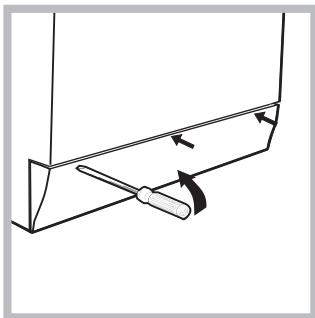 HOTPOINT FMG 863 SK - Handmatige opening van de deur - 2